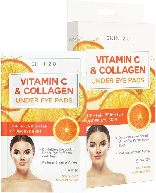 Skin 2.0 front packaging showing five pairs and benefits