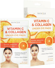 Skin 2.0 front packaging showing five pairs and benefits