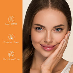 Skin 2.0 ingredient label detail highlighting vitamin C and turmeric benefits