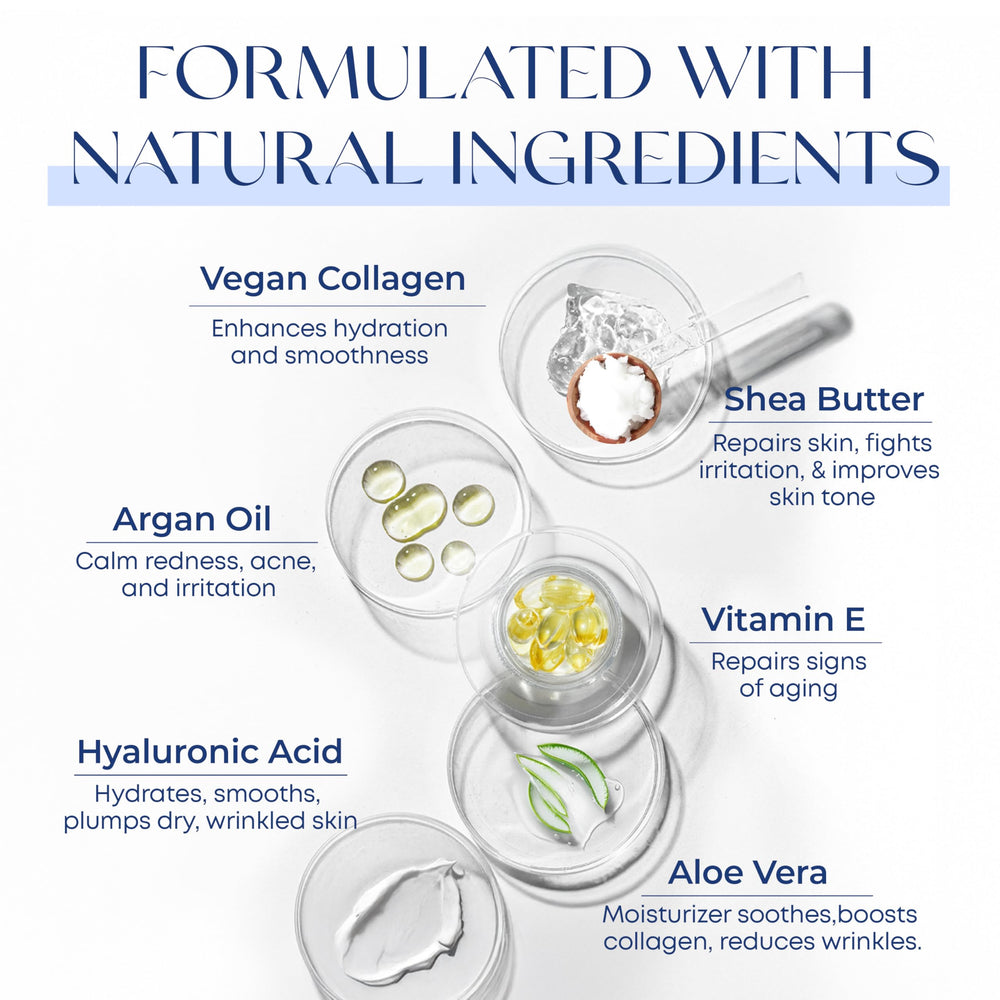 Skin 2.0 ingredient label close-up highlighting key actives and transparency benefit