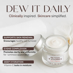 Skin 2.0 jar open top view showing product amount and fresh cream benefit