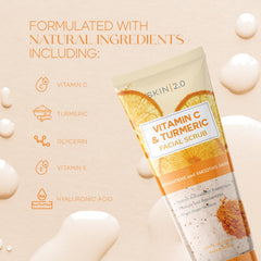 Skin 2.0 on bathroom shelf staged in a skincare routine for daily use appeal