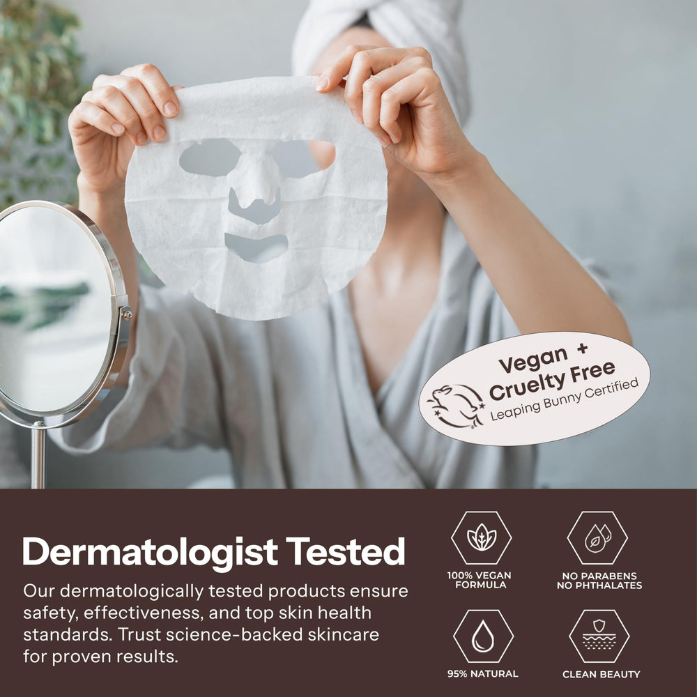 Skin 2.0 mask in a spa-style bathroom setting promoting relaxation