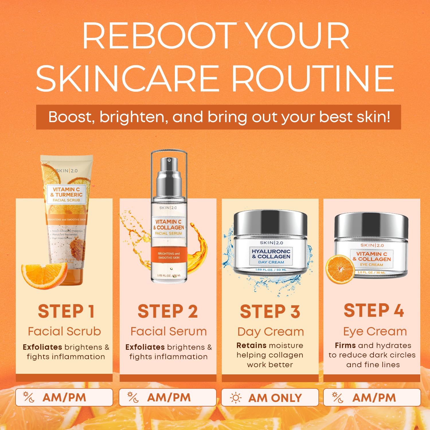 Skin 2.0 label detail highlighting ingredients and dermatologist-tested claim for ingredient transparency