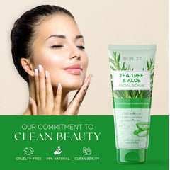 Skin 2.0 being massaged onto face for smoother, clearer skin