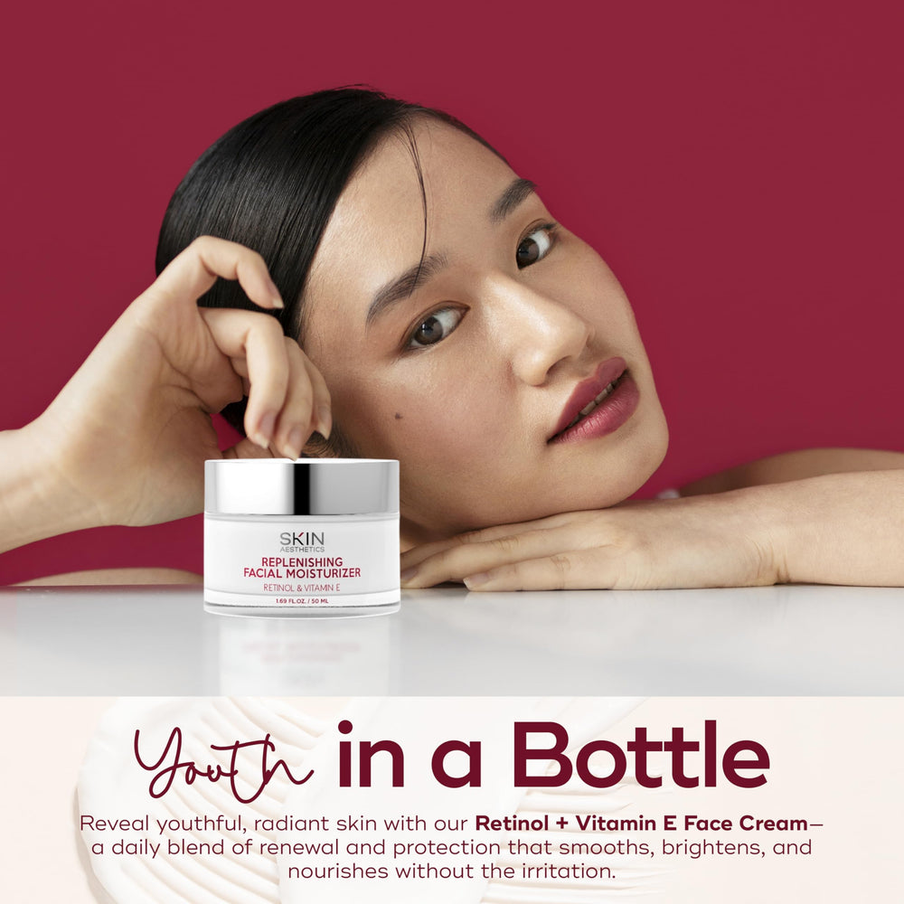 Skin Aesthetics applying moisturizer on hand demonstrating easy spread and lightweight feel