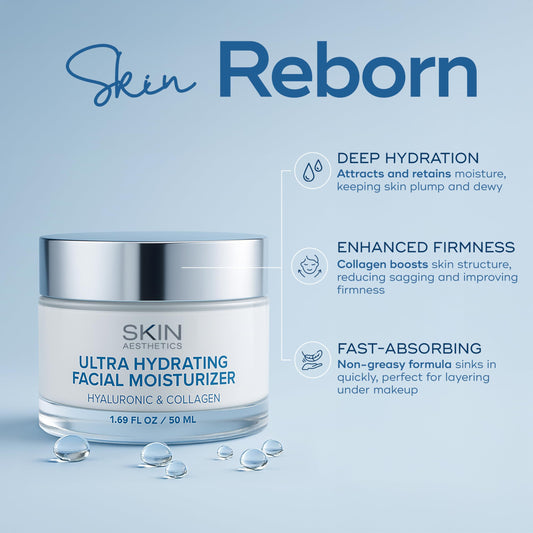 Skin Aesthetics texture close-up showing creamy gel texture for fast absorption