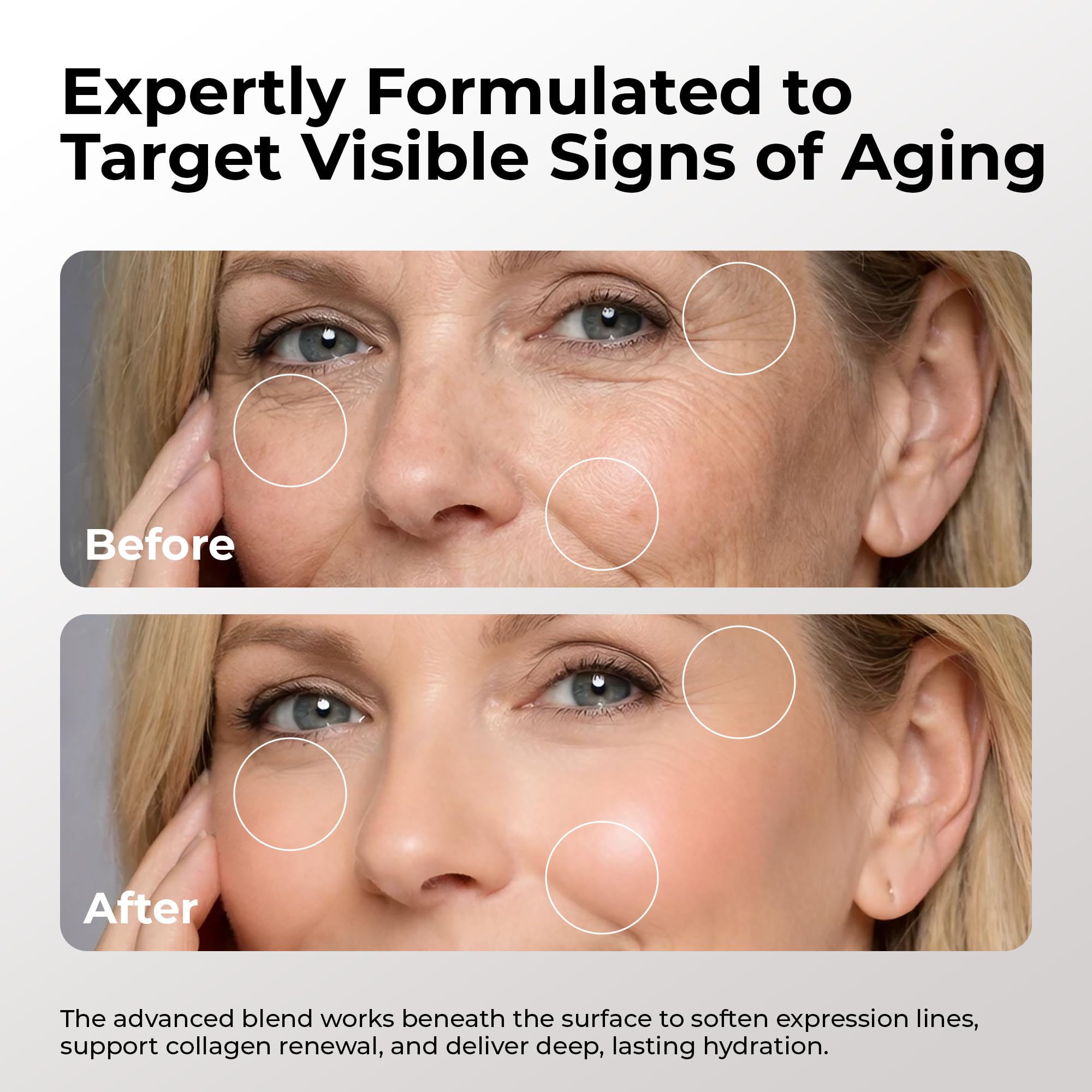 SKIN DEVA serum drop on skin showing lightweight texture and fast absorption