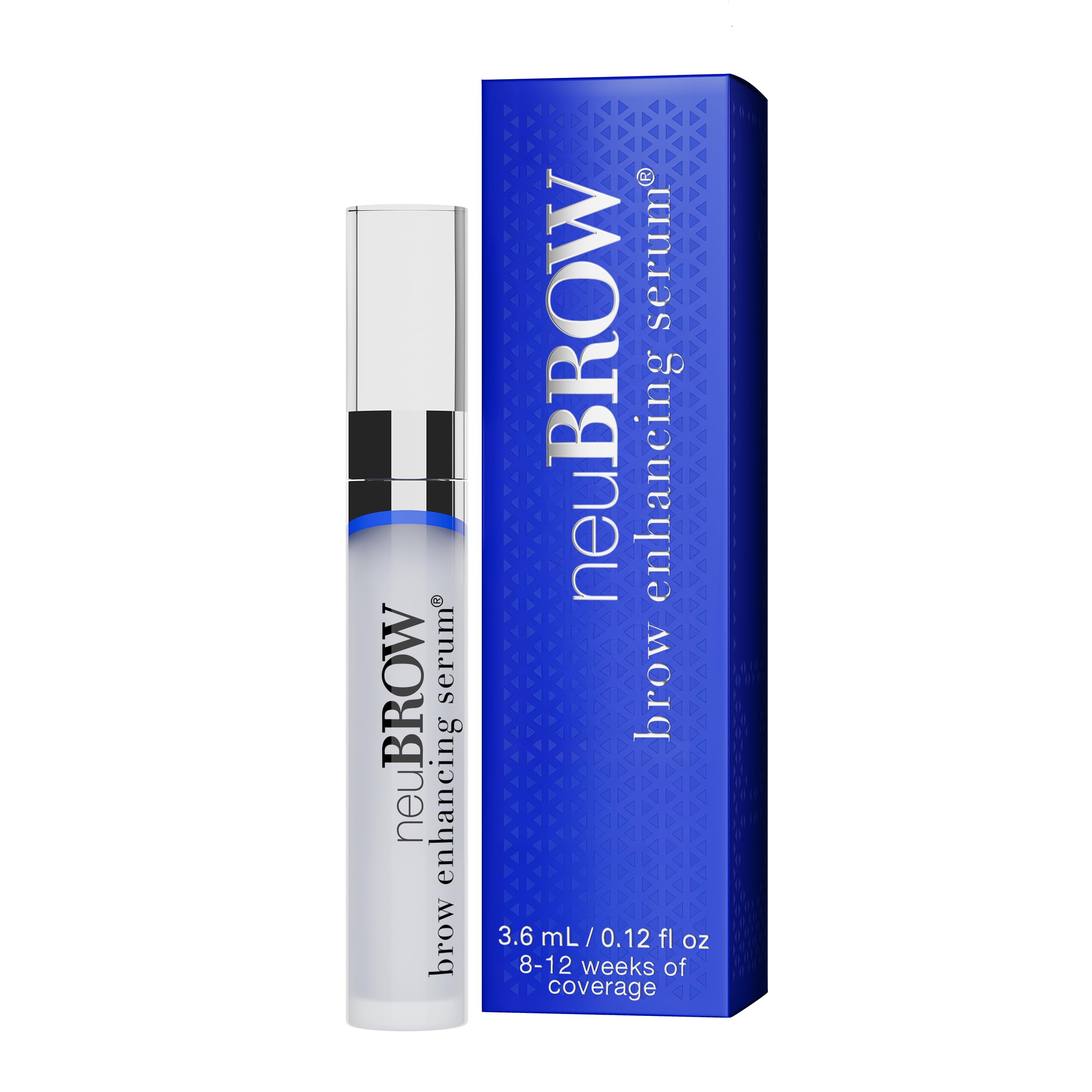 Skin Research Laboratories neuBROW front packaging showing tube and labeling for clear product ID and trust