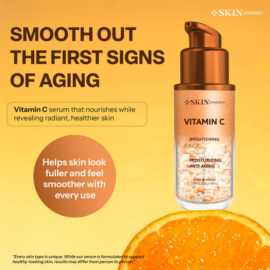 Skin Synergy dropper dispensing a drop for precise application benefit