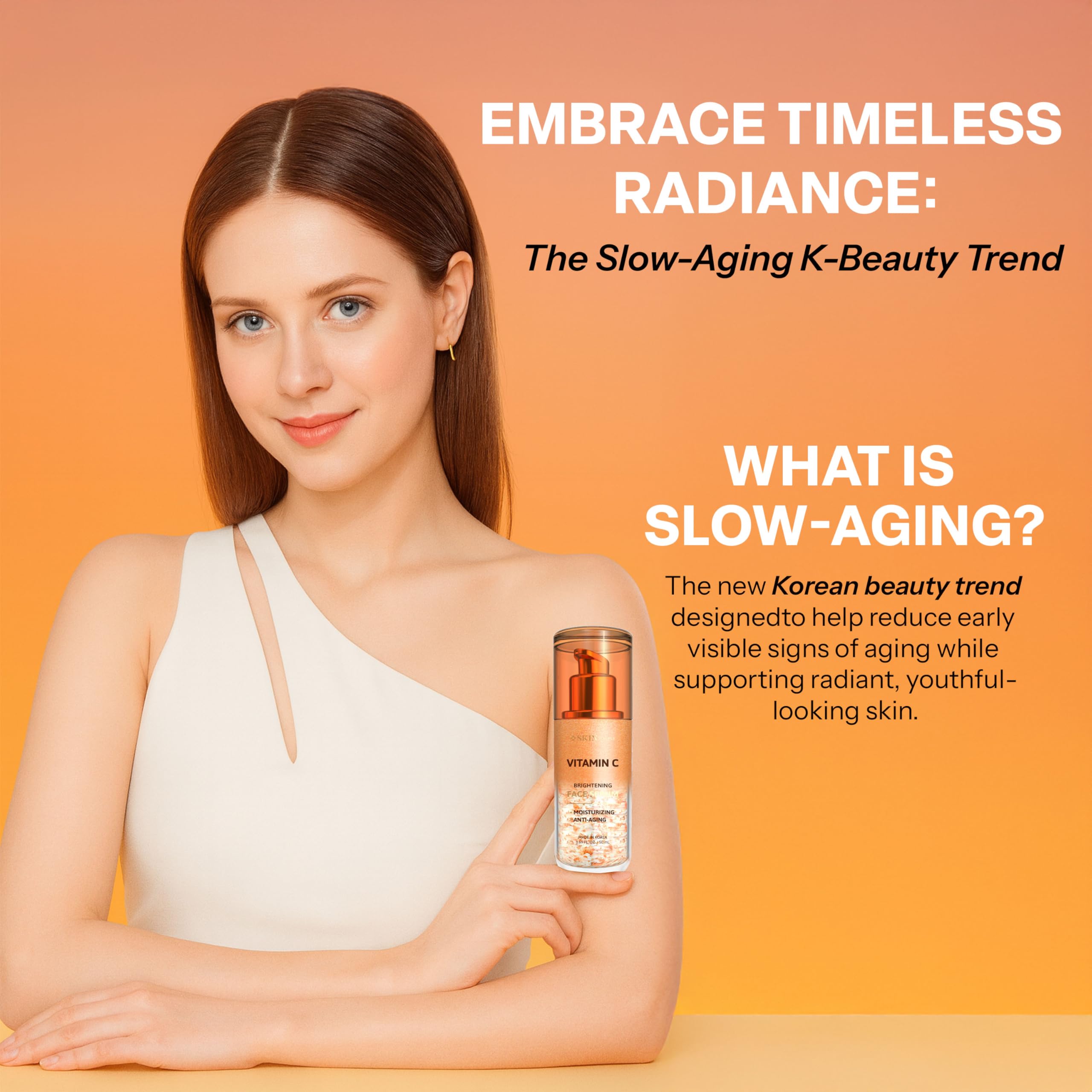 Skin Synergy label close-up showcasing clean, vegan, dermatologist-tested claims