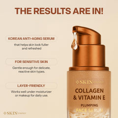Skin Synergy label close-up showing ingredients and dermatologist-tested reassurance