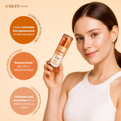 Skin Synergy serum texture close-up highlighting lightweight hydration