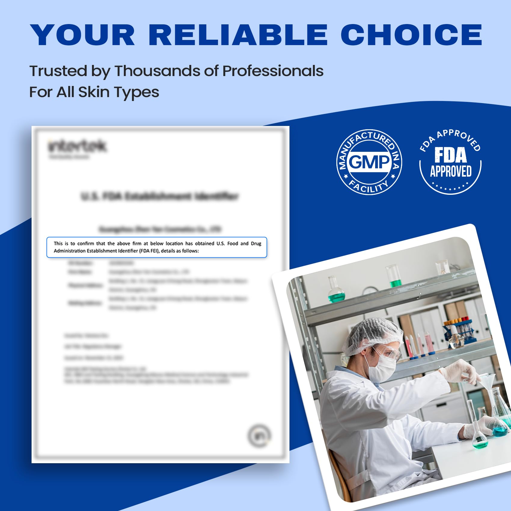 SKIN ULTIMA clinical seal badge close-up emphasizing third-party testing reassurance