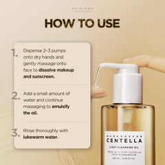 SKIN1004 application massage on face illustrating effective makeup removal benefit