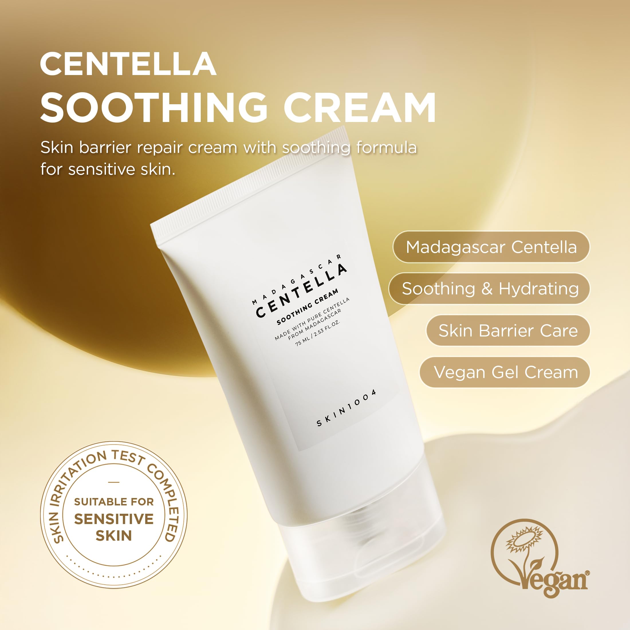 SKIN1004 gel-cream texture close-up highlighting fast absorption benefit