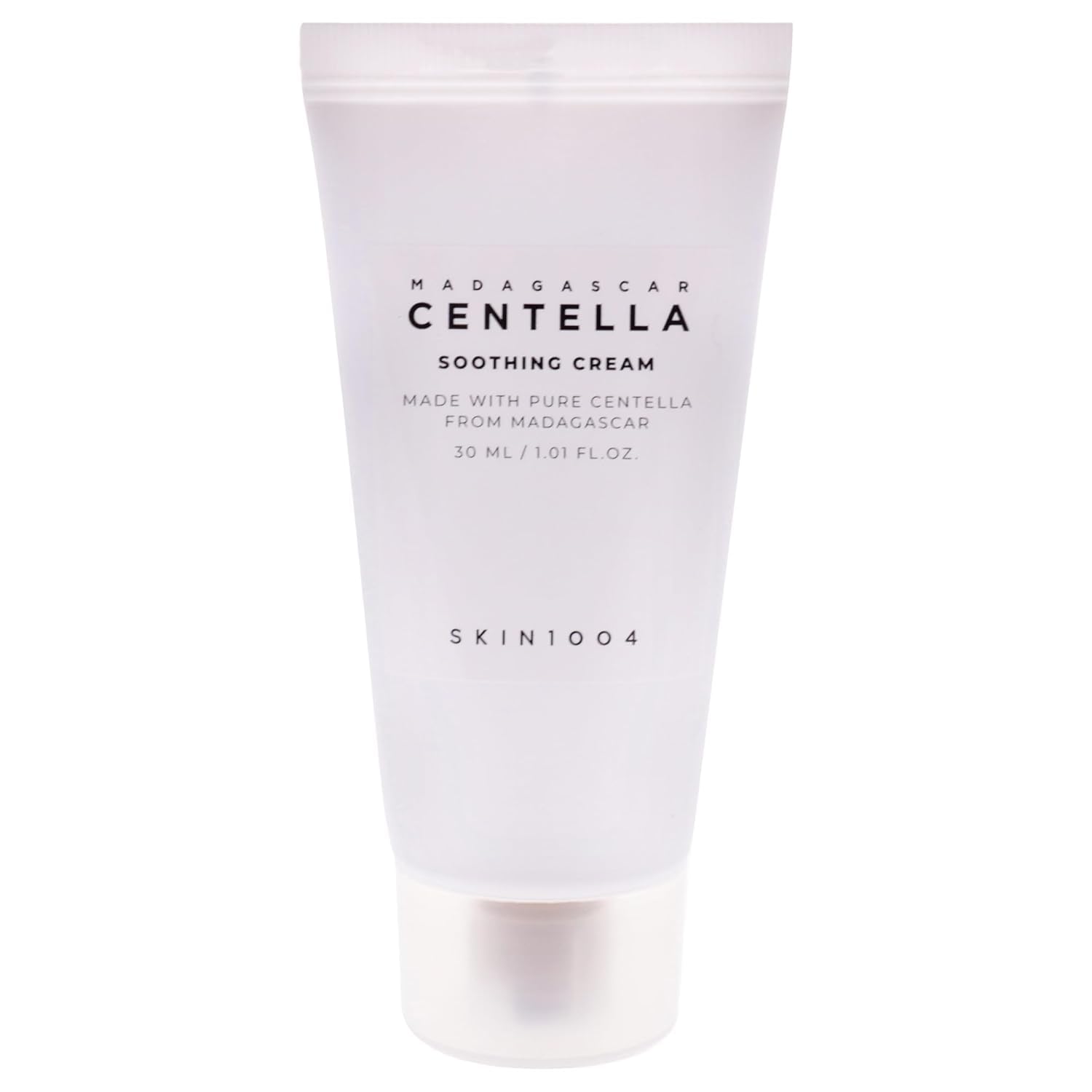 SKIN1004 smooth cream texture close-up demonstrating lightweight, non-greasy finish