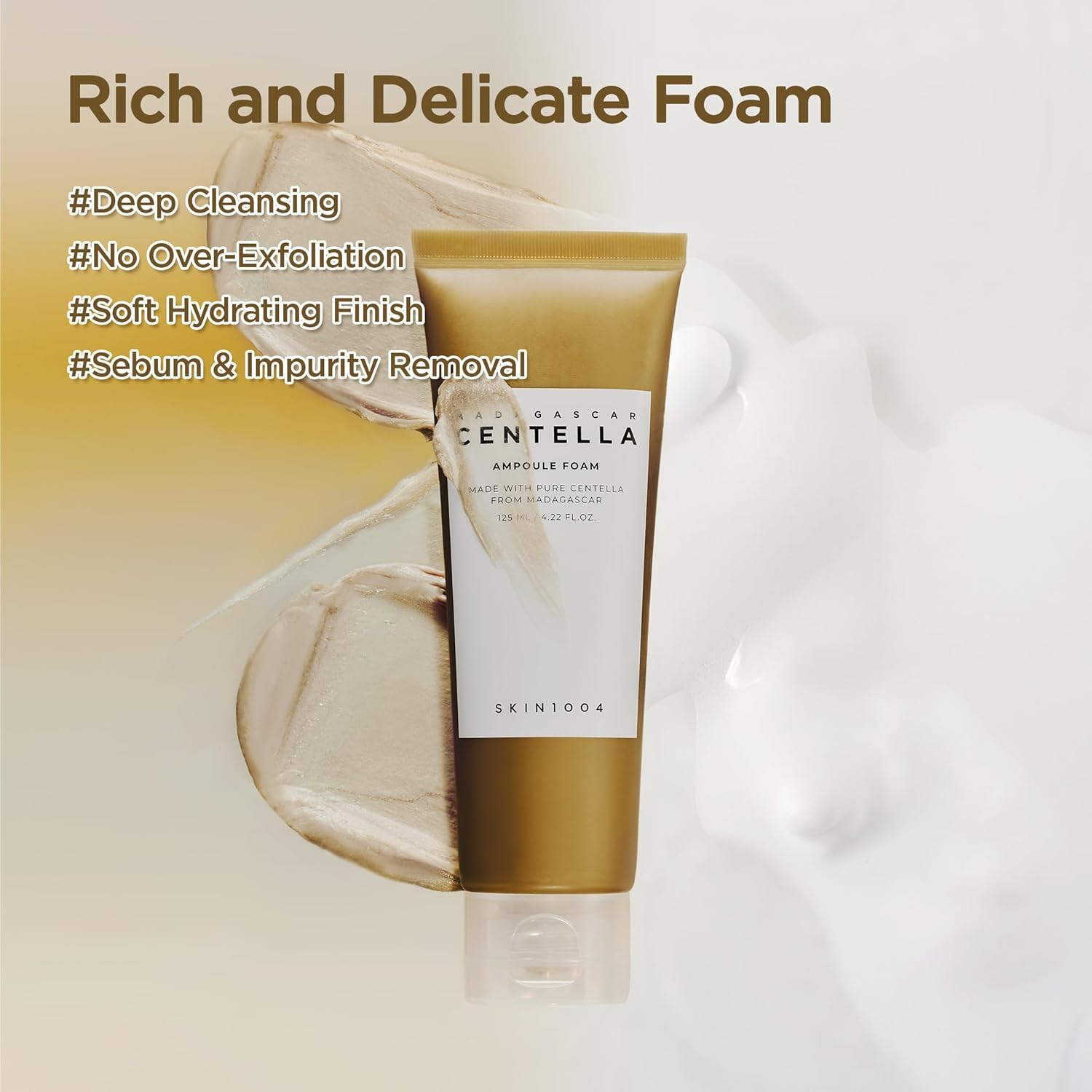 SKIN1004 centella leaf ingredient shot showing natural centella soothing benefit