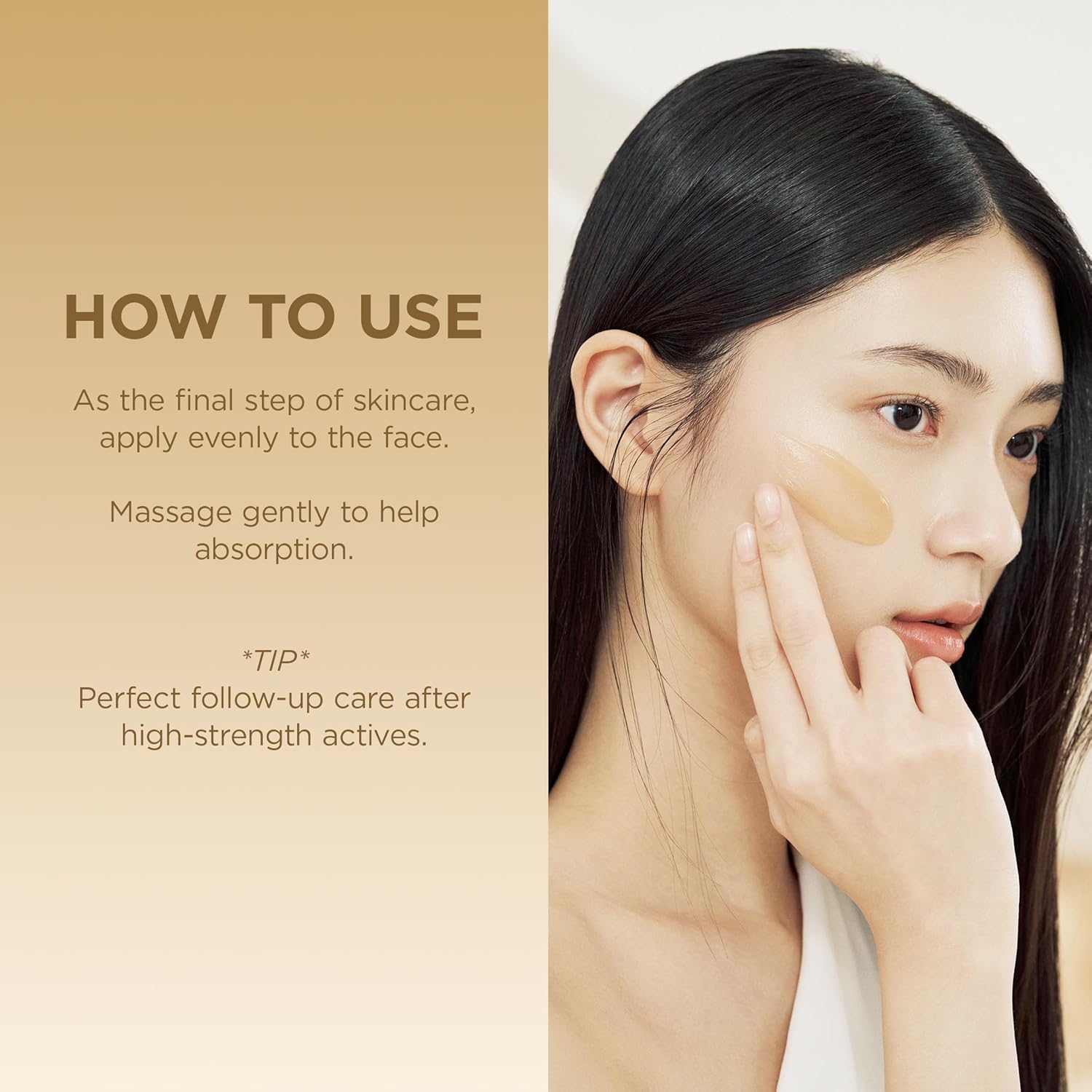 SKIN1004 cream worn under makeup showing compatibility and smooth makeup application