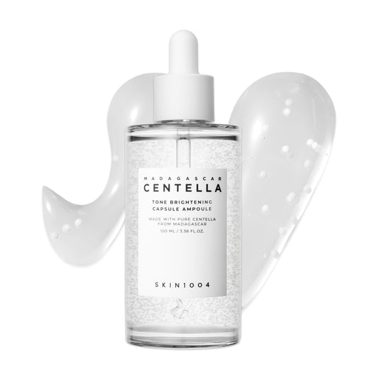 SKIN1004 front packaging showing ampoule bottle and benefits