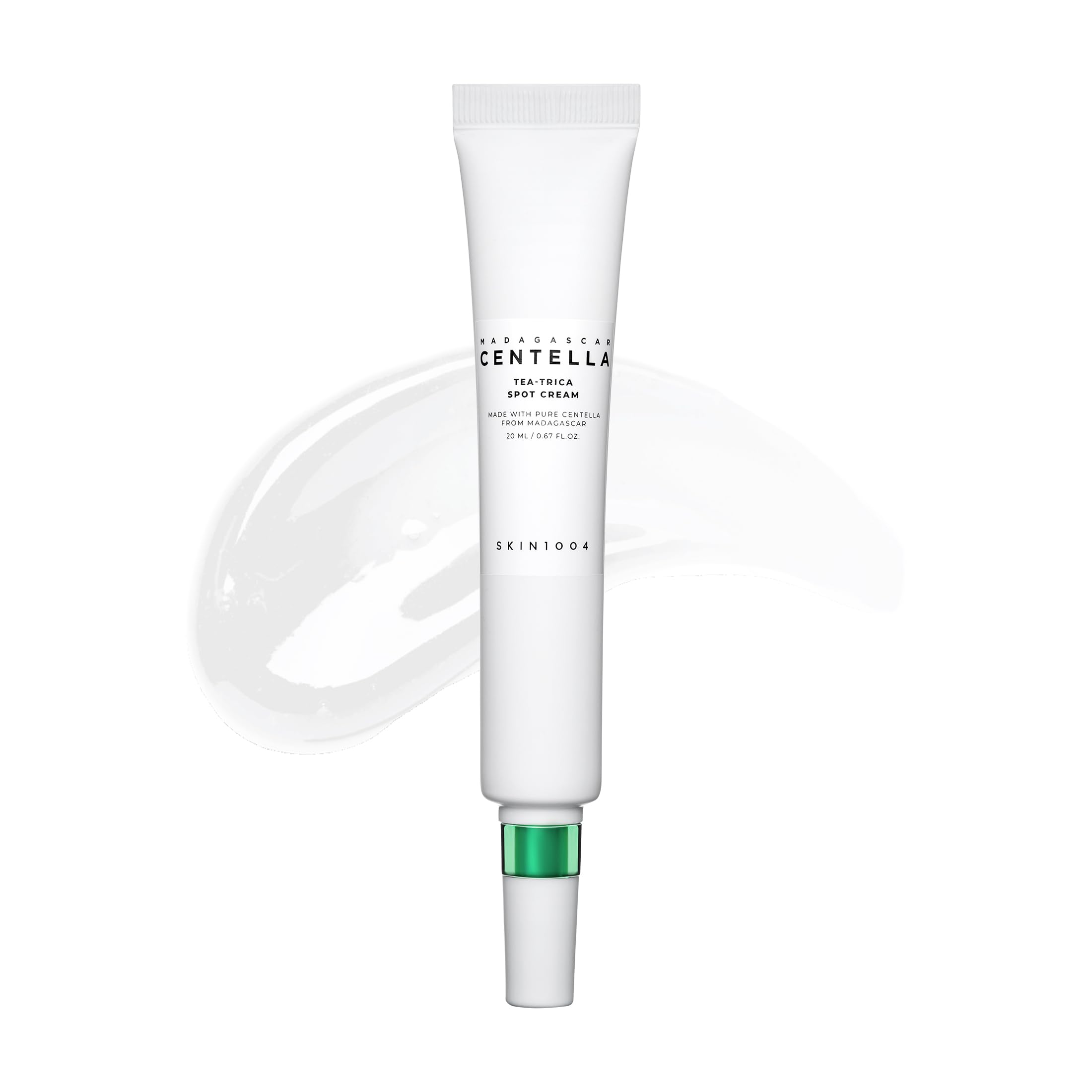 SKIN1004 front tube showing product and compact travel size benefit