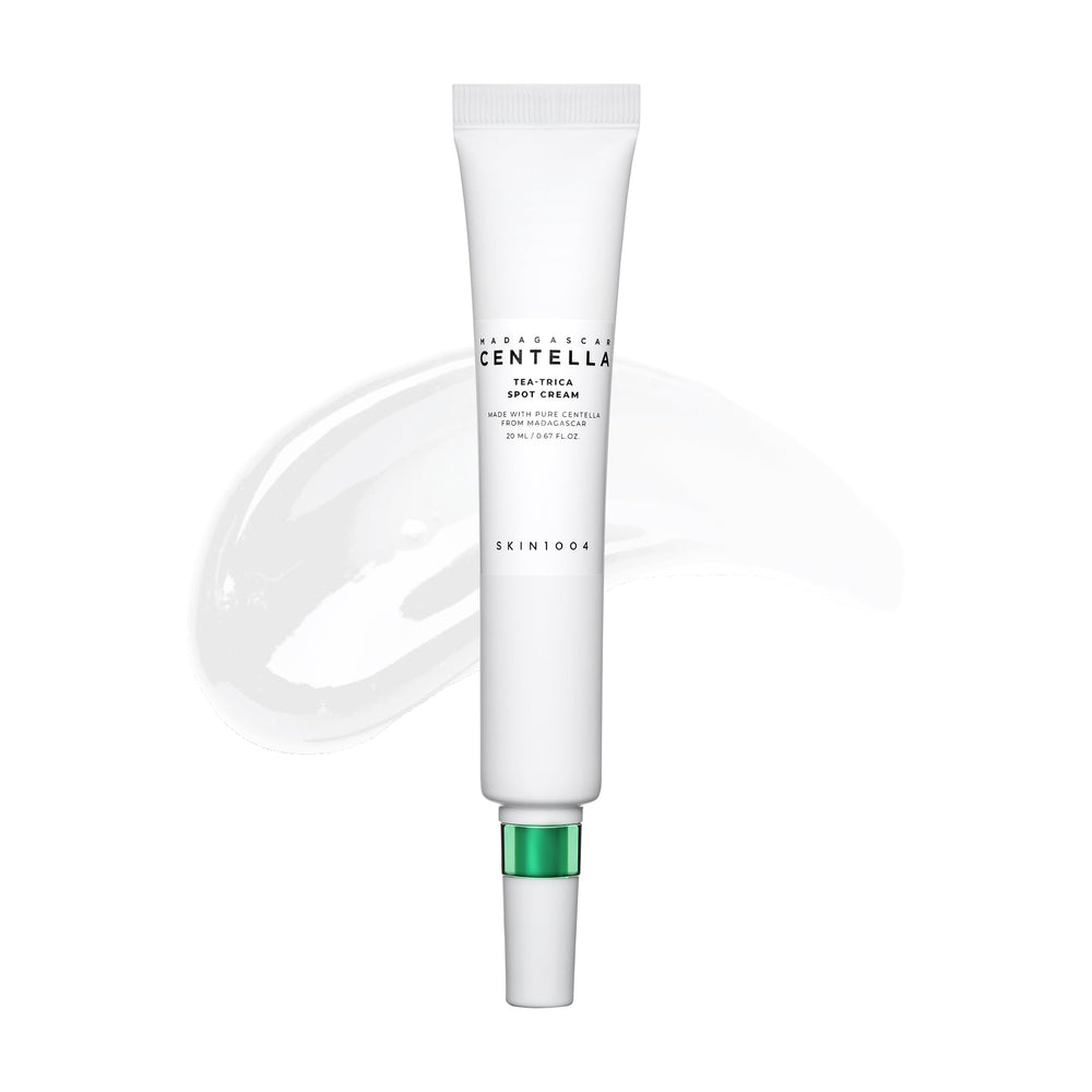 SKIN1004 front tube showing product and compact travel size benefit