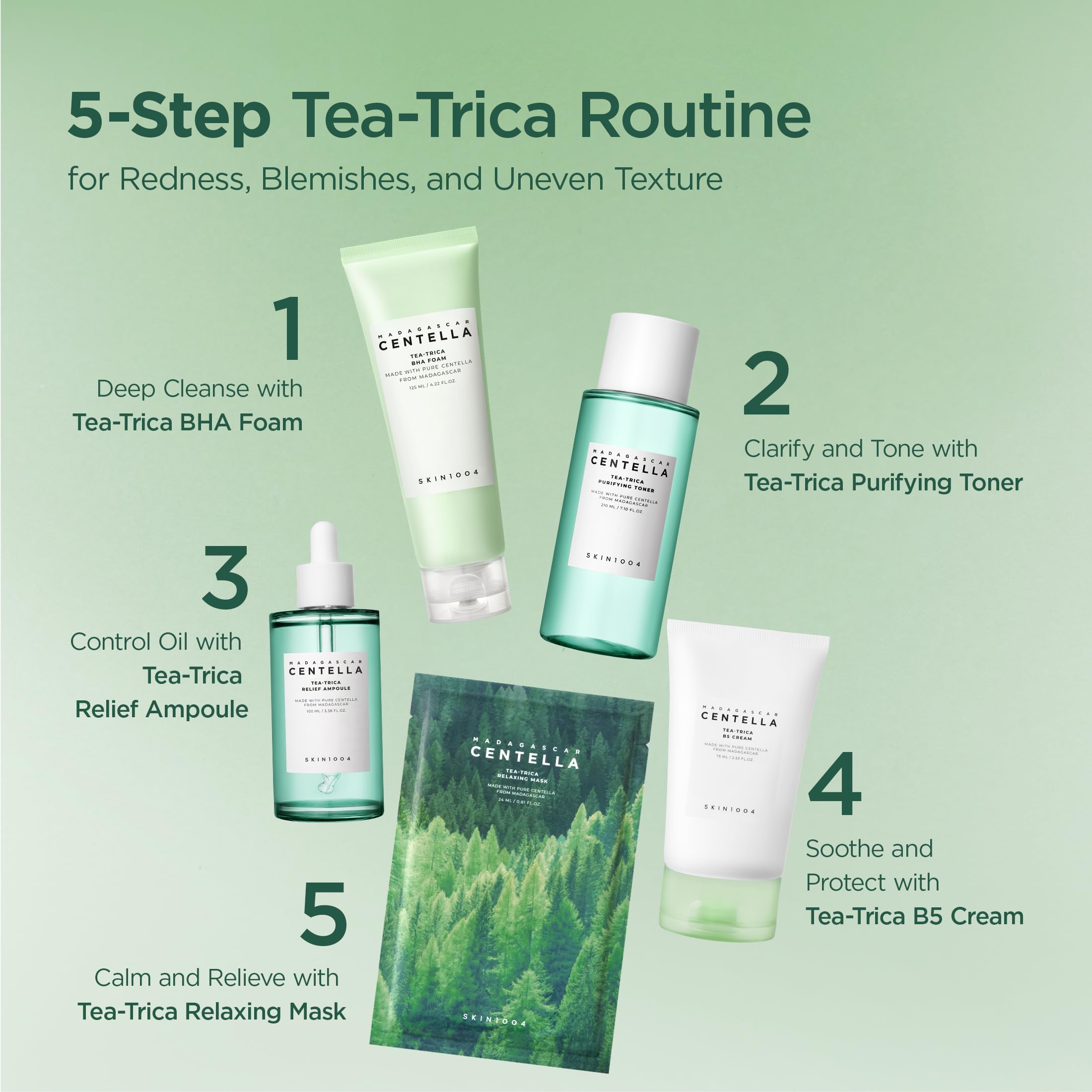SKIN1004 on bathroom shelf in lifestyle scene showing daily routine fit