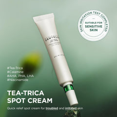 SKIN1004 creamy texture close-up demonstrating lightweight soothing finish