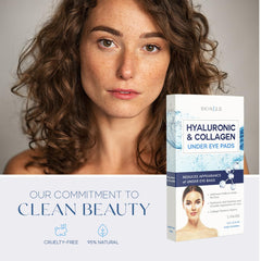 Skin 2.0 patches in use on eyes for a relaxing refresh
