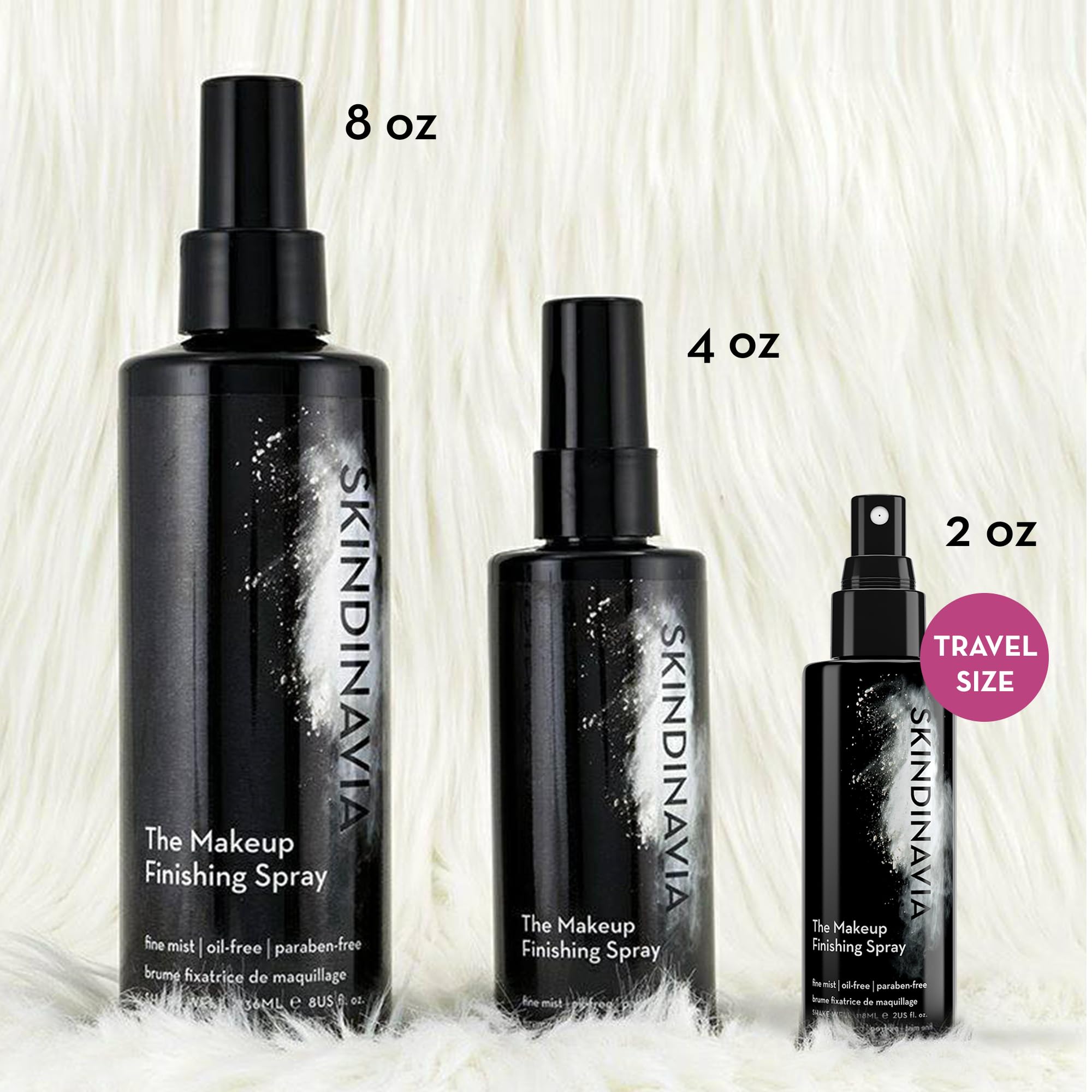 SKINDINAVIA texture on skin showing lightweight breathable finish benefit