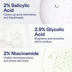 Skinfix salicylic acid drop close-up illustrating targeted pore action