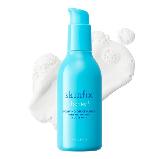 Skinfix front packaging showing cleanser and clear benefit