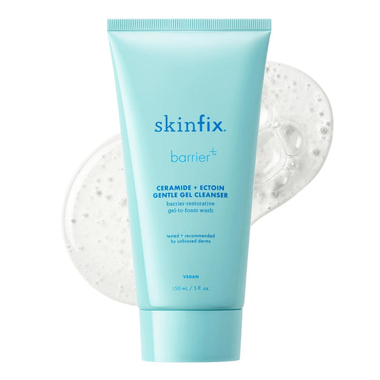 Skinfix front packaging showing 5 oz bottle, clear design and readable label, easy identification