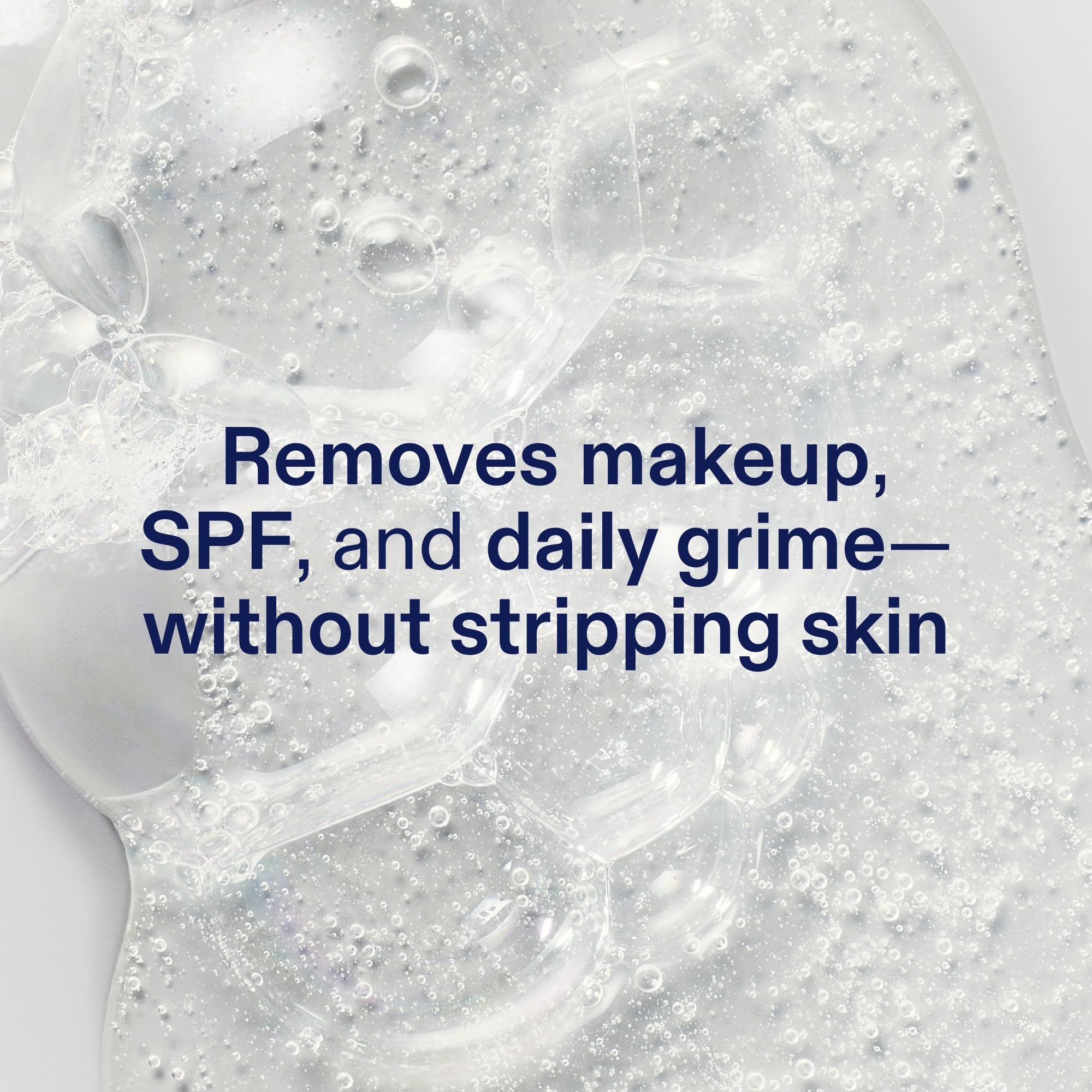 Skinfix mini cleanser back label with ingredients list for ingredient transparency