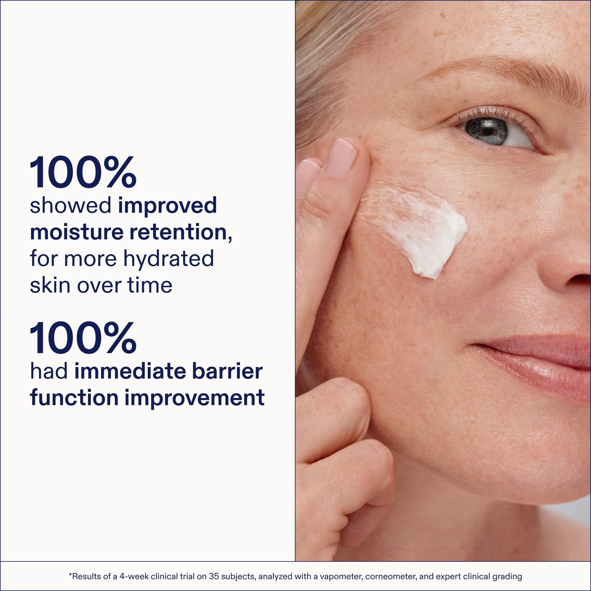 Skinfix ingredient label highlighting peptides and triple-lipid complex