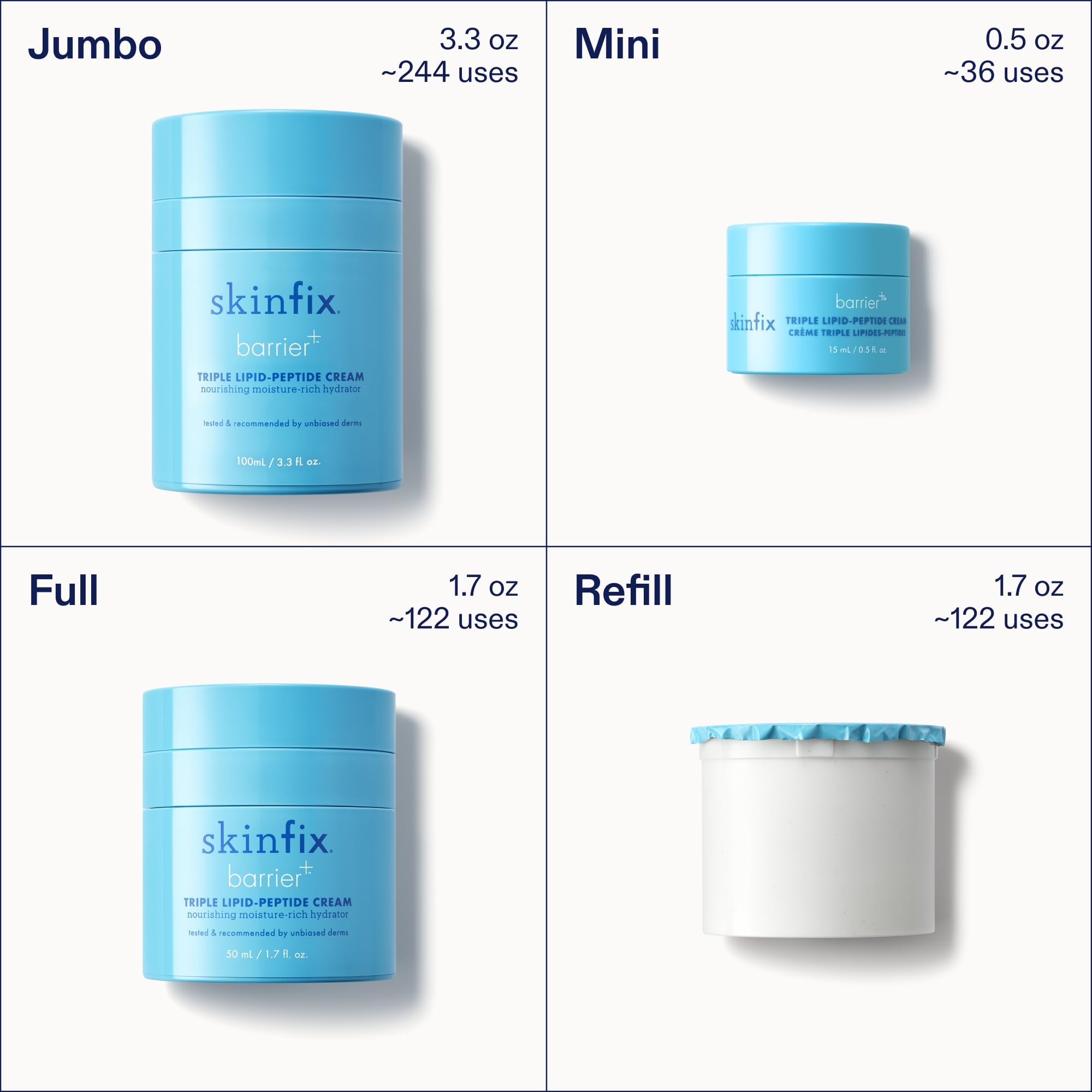 Skinfix jar on bathroom shelf in a clean routine setting for daily use