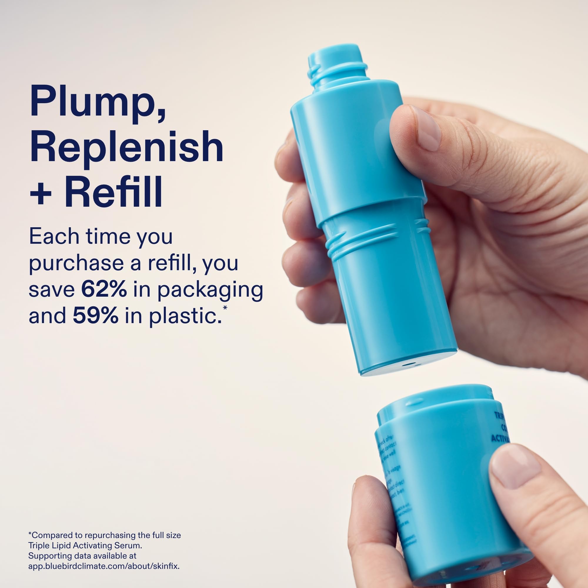 Skinfix on bathroom vanity lifestyle shot conveying daily use benefit