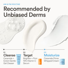 Skinfix cream spread on hand illustrating quick absorption and glow