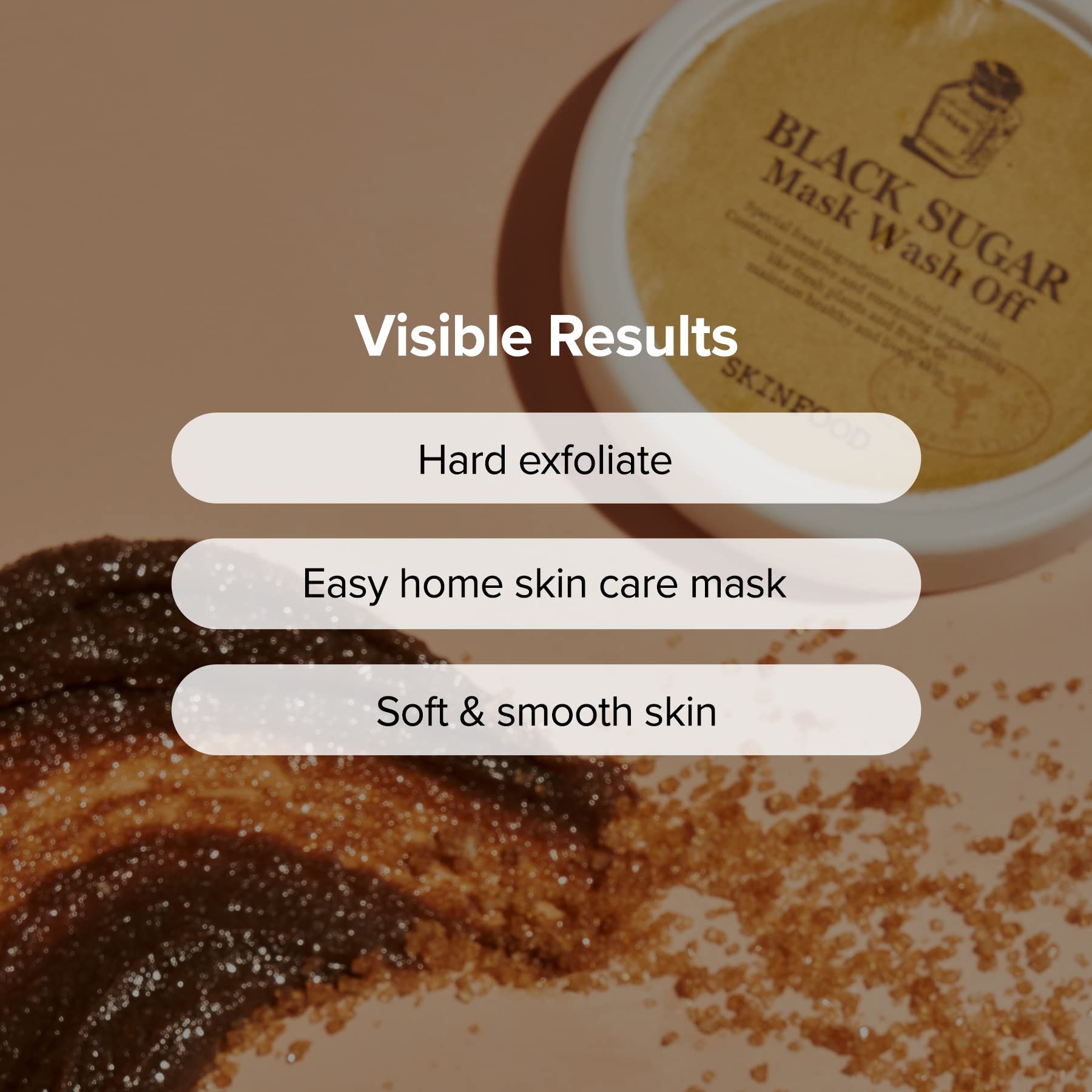 SKINFOOD rinsing in bowl to illustrate easy wash-off and gentle cleansing result