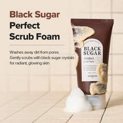 SKINFOOD close-up of granular texture showing gentle exfoliation benefit