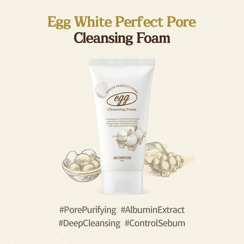SKINFOOD 1957 close-up foam texture illustrating gentle lather