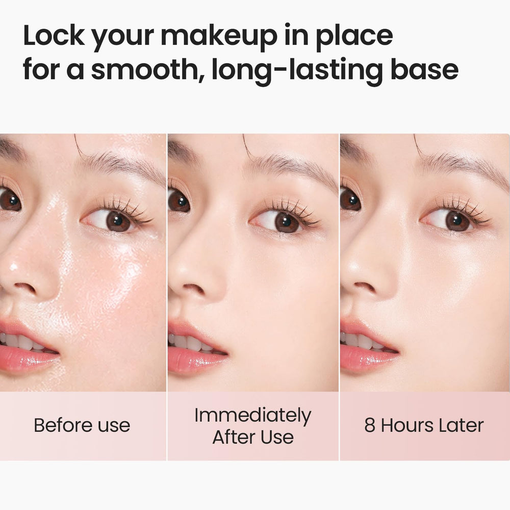 SKINFOOD 1957 using puff to apply powder for controlled sebum absorption and setting