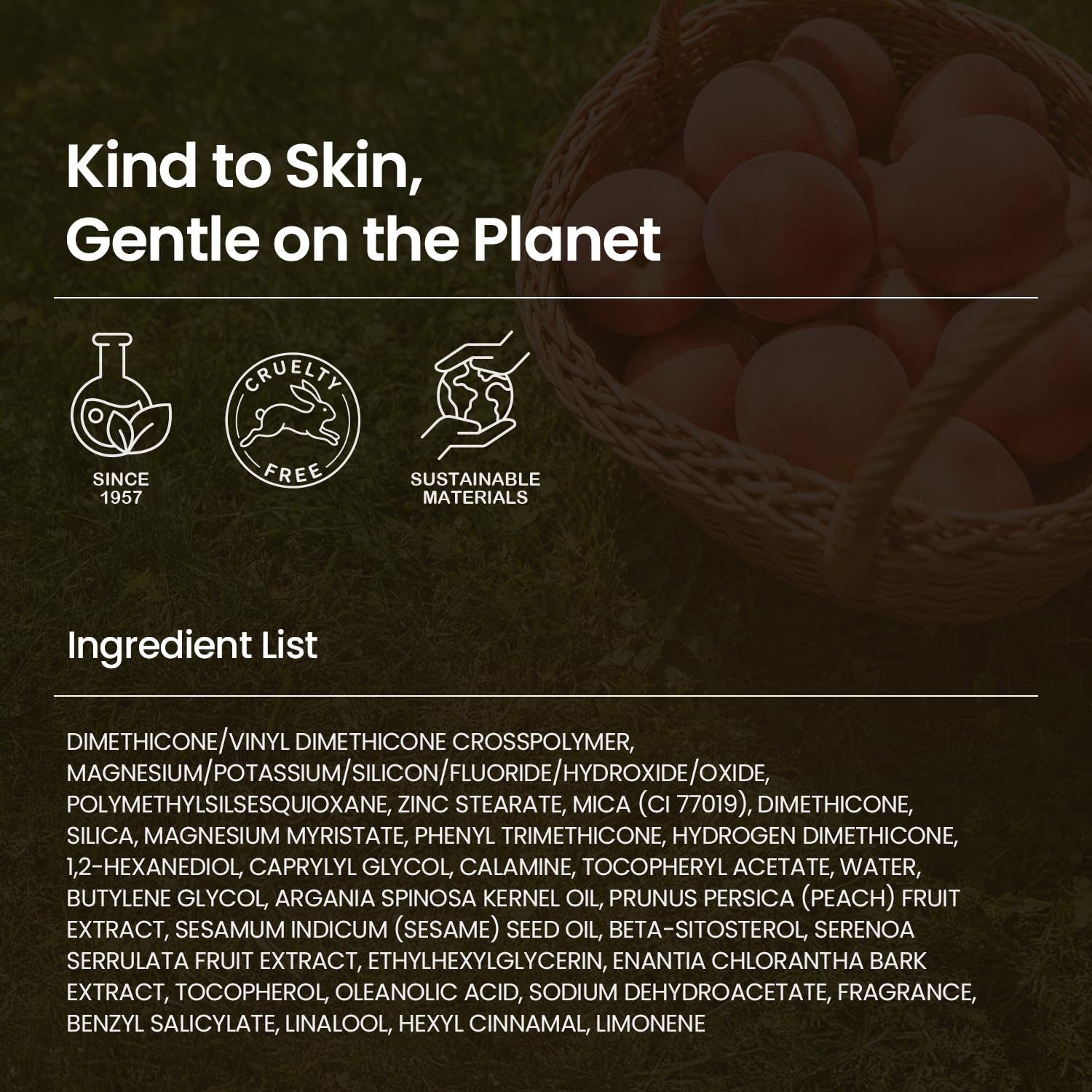 SKINFOOD label and ingredients detail for transparency and trusted formulation