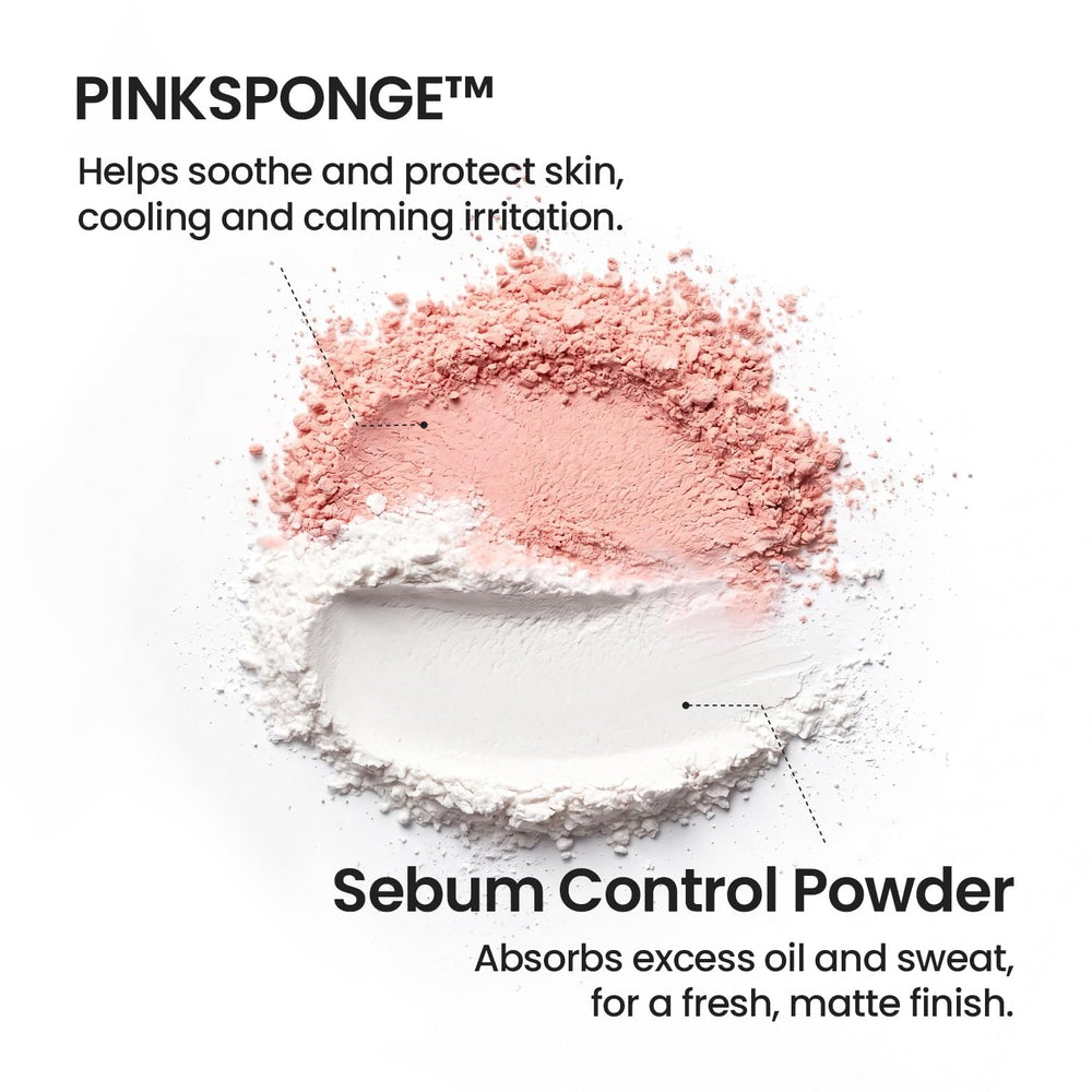 SKINFOOD on model T-zone illustrating shine control and pore blurring