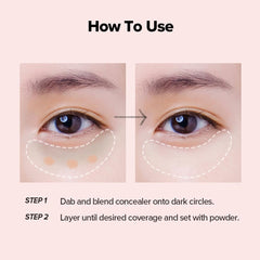 SKINFOOD concealer inside makeup bag in lifestyle scene showing everyday convenience benefit