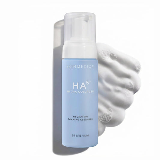 SkinMedica HA5 front bottle showing product branding and clean design