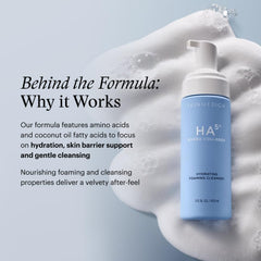 SkinMedica HA5 bottle on bathroom counter paired with towel for routine