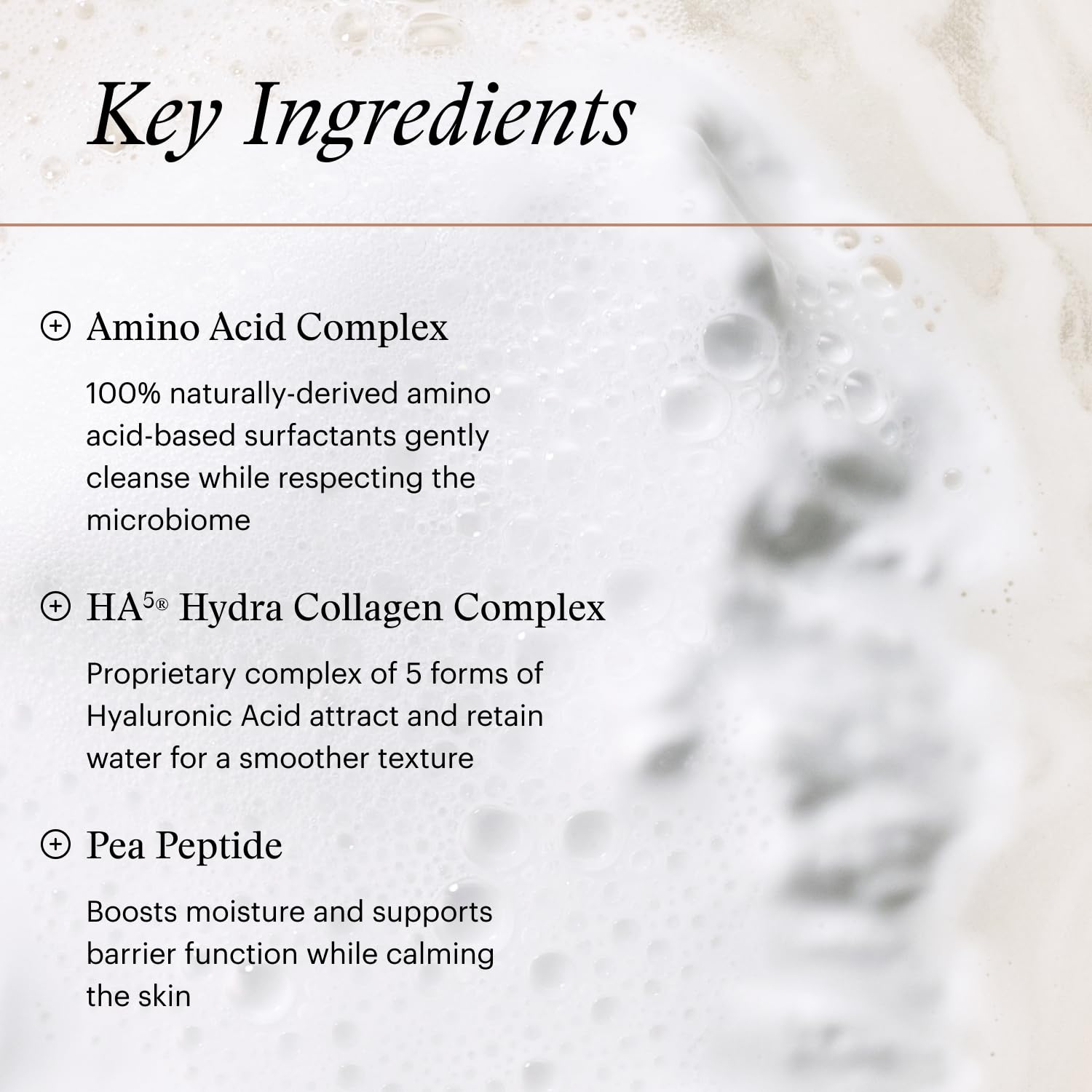SkinMedica HA5 label detail highlighting hyaluronic acids and Hydra Collagen