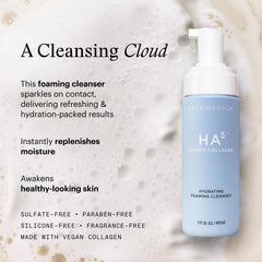 SkinMedica HA5 pump dispensing luxurious foam for easy application