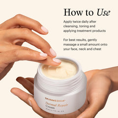 SkinMedica jar styled on bathroom counter suggesting daily routine